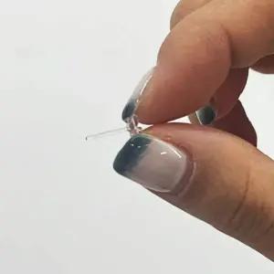 [하프클럽/]10P 실리콘 피어싱 투명 귀걸이 클로버