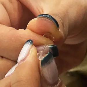 [하프클럽/]하트 10P 귀걸이 실리콘 피어싱 투명