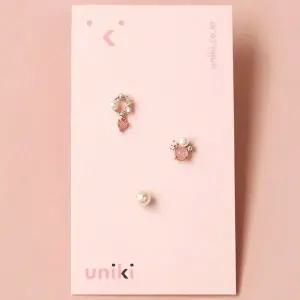 [하프클럽/](낱개판매) 러브 츄 진주 피어싱