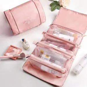 [하프클럽/]탈부착 수납 공간 롤링 화장품 파우치 여행용 세면