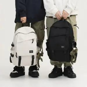 남자 고등학생 새학기 캐주얼 검정 아이보리 백팩 학생백팩 신학기가방 캐주얼백팩