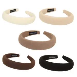 별별창고)G 헤어밴드 머리띠 와이드 웨딩 여자 와이드헤어밴드 헤어밴드머리띠