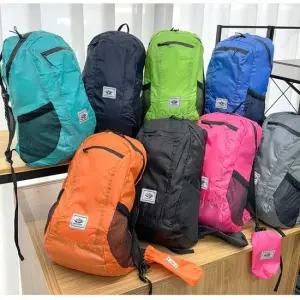 휴대용 접이식 백팩 아웃도어 등산용 여행용 남여공용 중학생책가방 학원가방