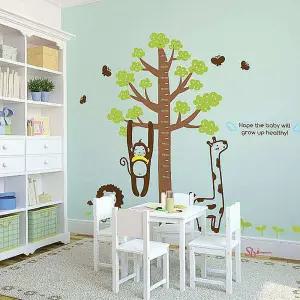 그래픽스티커 몽키친구들과키재기abc748