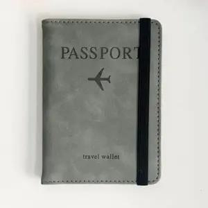 여행 여권 커버 보관 카드 지갑 가죽 파우치 그레이 여행용지갑 여행지갑 여권파우치