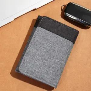 심플 남성 남학생 캐쥬얼 반지갑 빈티지 지갑 그레이 학생지갑 슬림반지갑 얇은지갑