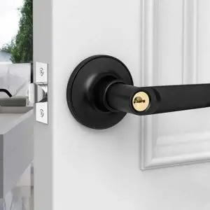 [RIZPICK]백세트조절 열쇠형 방문손잡이 두꺼운문 48-65 도어락