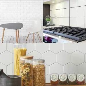 주방 욕실 방수 타일시트지 발포타일시트지 12종