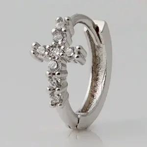 1+1) 써지컬 피어싱 크롬 링 써지컬 피어싱 써지컬피어싱 큐빅귀걸이 피어싱귀걸이 하프링