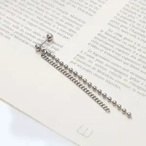 1+1) 써지컬 피어싱 실버 롱 스타 써지컬 피어싱 써지컬피어싱 큐빅귀걸이 피어싱귀걸이