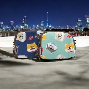 일본여행 필수템 시바 캐릭터 동전지갑 미니 파우치 동전지갑 여행용지갑 미니지갑