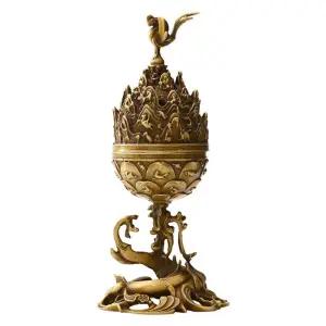 엔틱 전통 굿즈 백제 공예품 대향로 향단 상품 컬러 기념품