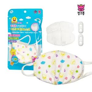 핑크퐁 키즈패턴마스크(어린이용) 공용 방한대 핑크퐁마스크 핑크퐁방한대
