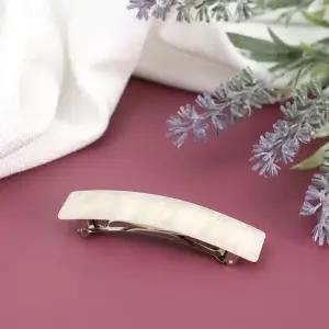 헤어핀 네모 아이보리 머리핀 마블자동헤어핀 마블헤어핀 마블머리핀 마블핀