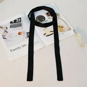 슬림 롱 타이 스카프 5color 남자 검정 여성 얇은 넥