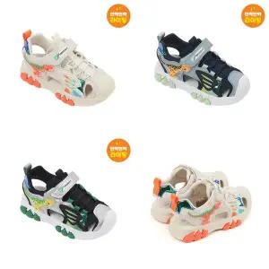 [다이노솔즈](타임스퀘어점패션관) DINOSOLES 26년 S/S 신상 LED 정글 티라노 샌들 키즈 공룡샌들 DNKC...