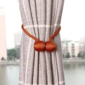 키밍 커튼 타이 커텐 자석볼 마그네틱 고리 끈 집게 커튼 타이 커튼끈