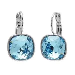 귀걸이추천 오스트리아 크리스탈 쿠션컷 귀걸이 스카이블루 12mm