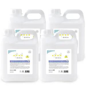 이공이공 핸드워시 레몬향 4L 4개 손세정제 거품비누 핸드워시