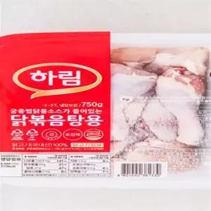 하림 닭볶음탕용 닭고기 궁중찜닭소스 세트 750g 2세트