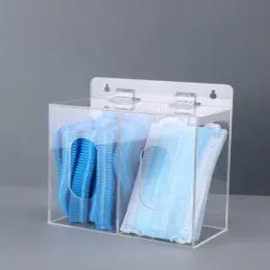 벽걸이형 마스크 보관함 현관 입구 거치대 자석 부착식 케이스 먼지 차단 일회용 대용량