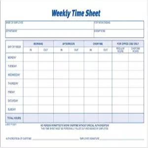 아담스 주간 타임 시트 1부 5.5 x 8.5 파란색/흰색 패드당 100매 2팩(9507ABF)