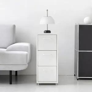 /마전동상회 3단서랍장 화이트 침실 사무실 책상서랍장 인테리어