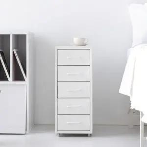 /마전동상회 이동식 서랍장 철제 5단 책상서랍장 틈새 바퀴달린