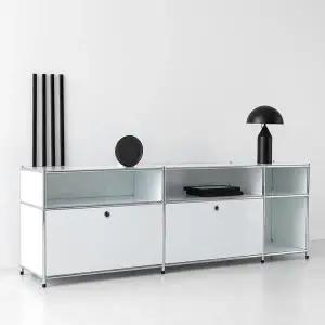 /마전동상회 거실 수납장 모듈 거실장 미드센츄리 진열장