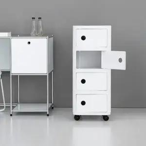 /마전동상회 이동식 수납장 틈새 서랍장 바퀴달린 수납함 4단