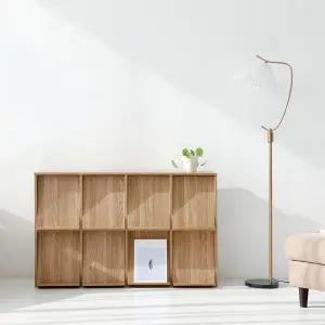 /마전동상회 원목 진열장 거실 잡지거치대 책장 수납장 진열대