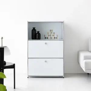 /마전동상회 3단 모듈 수납장 미드센츄리 거실 선반장 수납정리