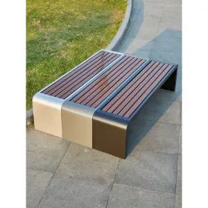 스테인레스 공원 의자 아파트 야외 정원 벤치 놀이터