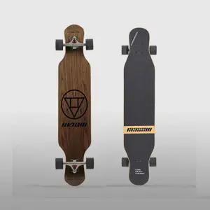 [언노운]언노운 롱보드 46인치 마호가니 스케이트 입문 댄싱