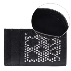 [알렉산더 맥퀸]22SS 남성 스컬 스터드 카드지갑 (550820_1ACYN_1000_22S)