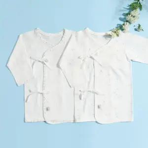 [밤부베베]순한대나무 솔솔 아기풀꽃 배냇저고리