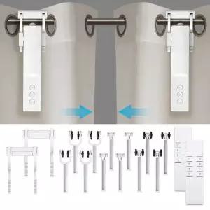 커튼레일 Zigbee 스마트 커튼 은 Tuya Homekit과 Alexa Google 홈 제어 모터 드라이버 Roman I Type U Trac