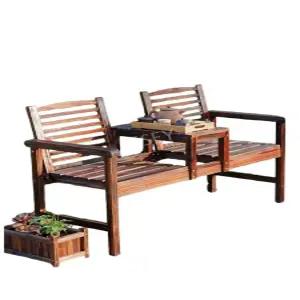 2인용 의자 야외 원목 베란다 펜션 원목체어 부식방지 공원 벤치