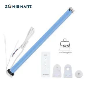 커튼레일 Zemismart 투야 지그비 2N 스마트 롤러 쉐이드 블라인드 모터 38mm 튜브 라이프 앱 알렉사 구글
