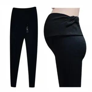 임산부 골지 레깅스 밍크바지