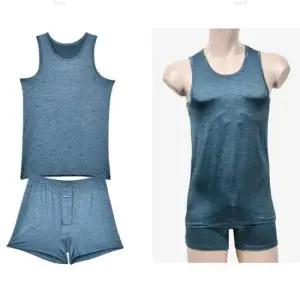 남자런닝셔츠 남자 런닝 사각 팬티 3매입 속옷 천연 인견 ab 세트