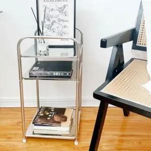 철제협탁 선반 테이블 협탁 미드센추리선반 미드센추리테이블