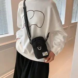 보리별) 남녀공용 핸드폰가방 데일리 3단 크로스백 미니백 작업 공구가방 허리 여행용