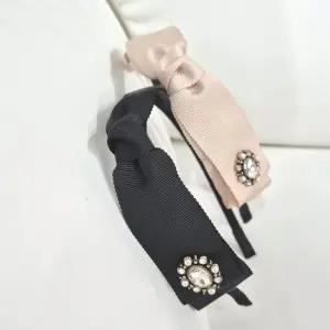 빅스톤 언발란스 리본 헤어밴드 헤어악세서리 해리네점빵 브라이덜샤워 결혼식 신부