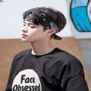 6컬러 페이즐리 코튼 손수건 스카프 헤어밴드 목수건 페이즐리반다나 페이즐리스카프