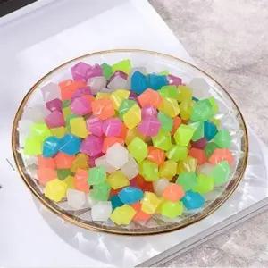 /와인앤쿡 컬러믹스 다각형 야광 자갈 450p세트