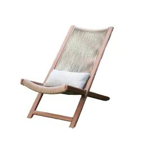 야외의자 썬베드 라탄 북유럽 사이드테이블 발받침 테라스 별장 발코니 카페 리조트