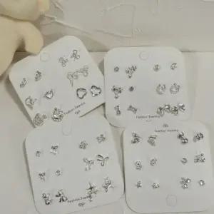 일주일 귀걸이 세트 작은사이즈 귀걸이 큐빅 포인트 귀걸이세트 일주일귀걸이