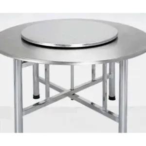 원형 접이식 야외 테이블 캠핑 낚시 간이 탁자 다용도 회전