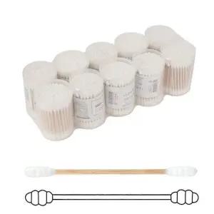 [에스에스_62]원통 회오리 100개입 10p set 원형면봉 양면